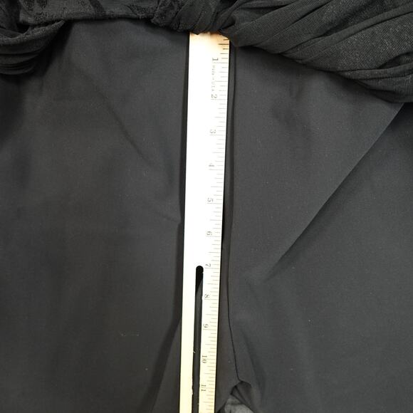 Chiara Boni Jumpsuit Womens 40/Small/4? One Shoulder Velvet Floral Overskirt - Picture 15 of 16